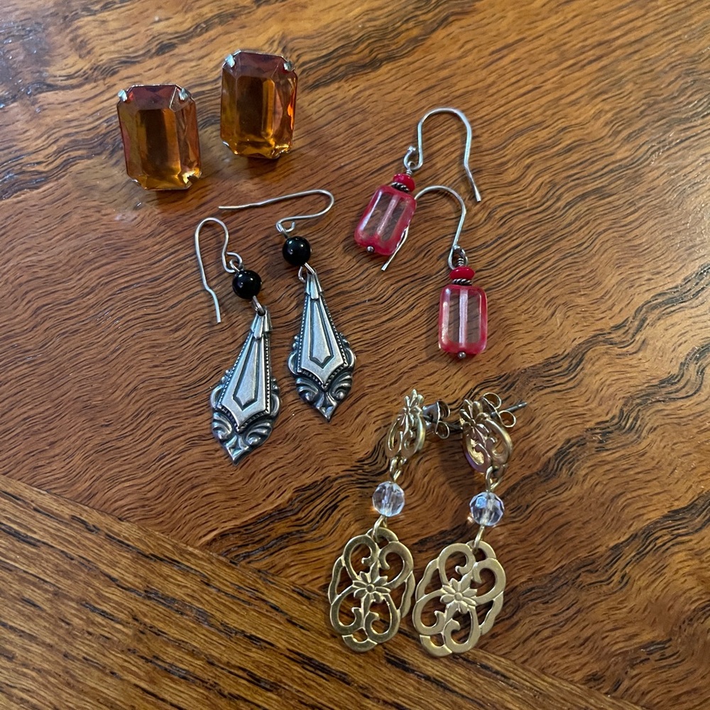 Vintage Earrings - Lot of 4